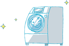 特殊な接着法を施すことでウレタンマットは水洗いに対応しています。